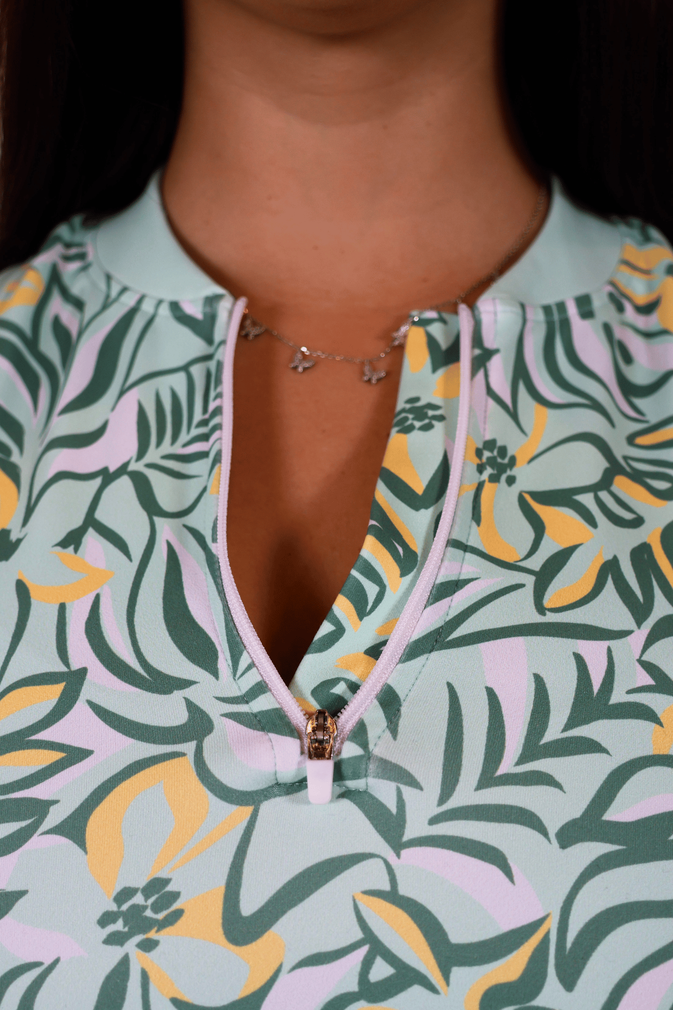 Racerback Polo - Tropical Green