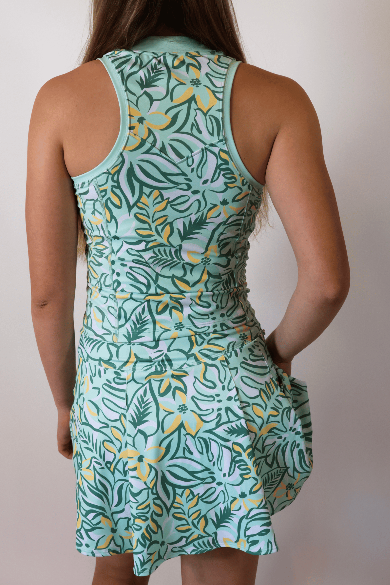 Racerback Polo - Tropical Green