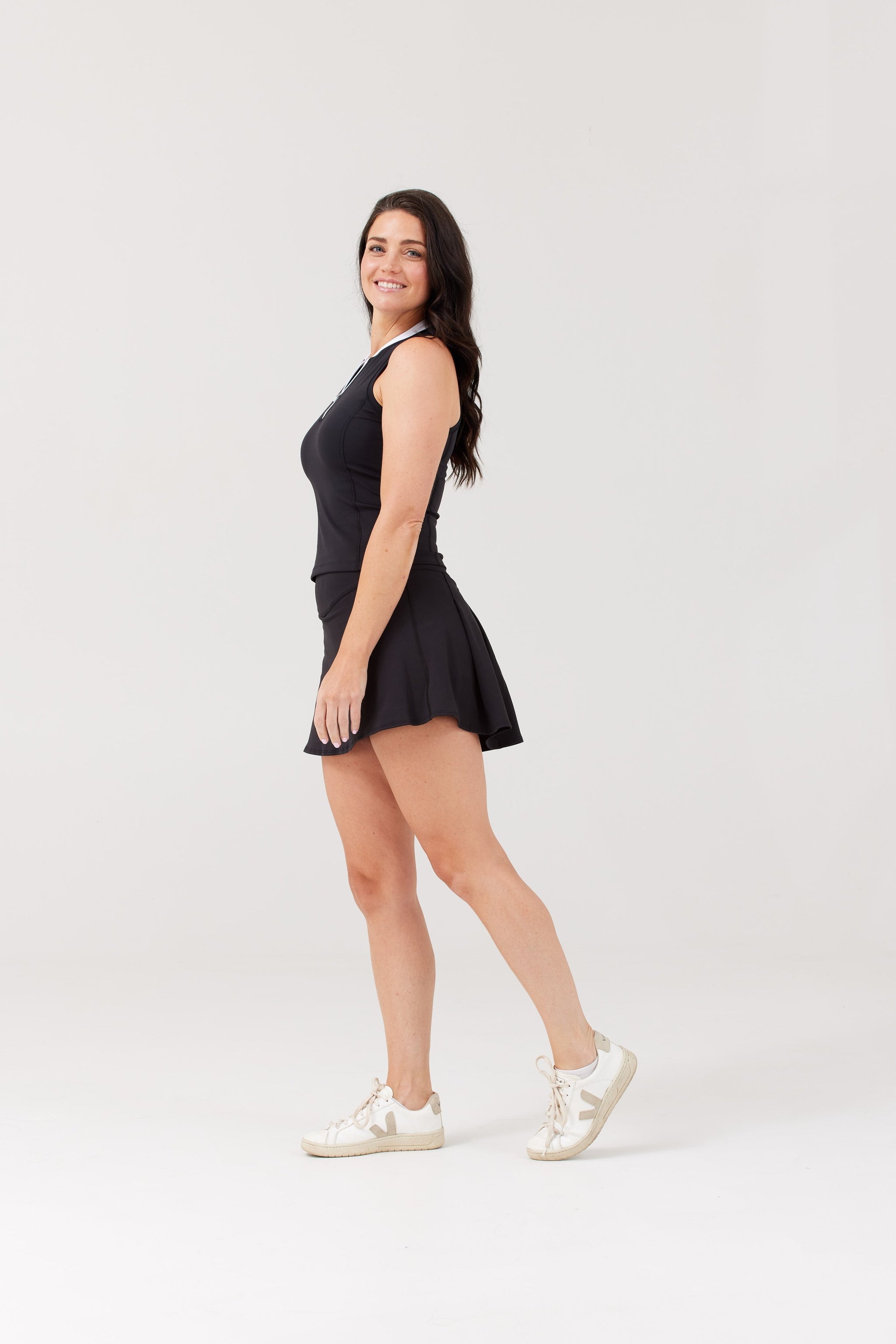 Racerback Polo - Black