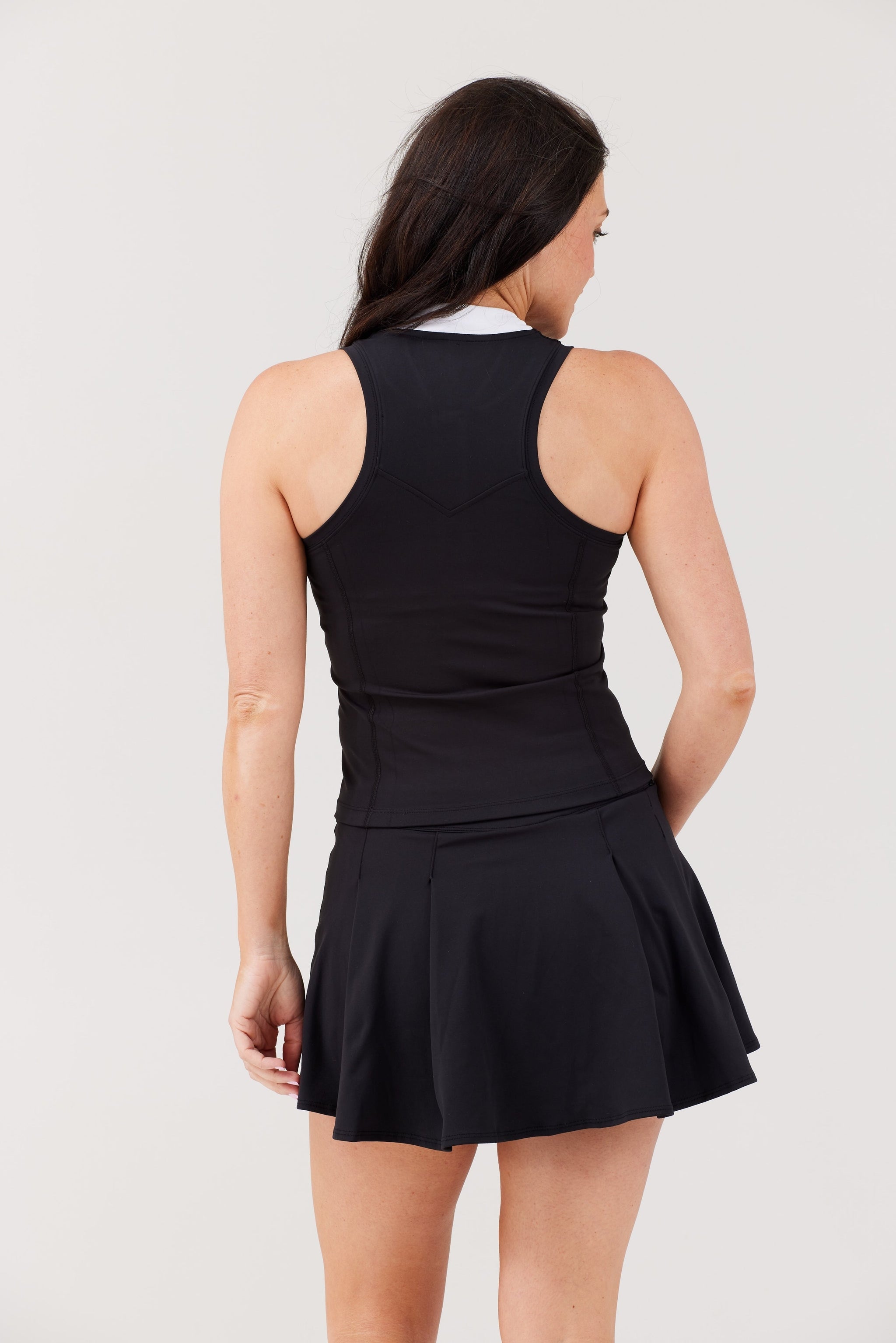 Racerback Polo - Black