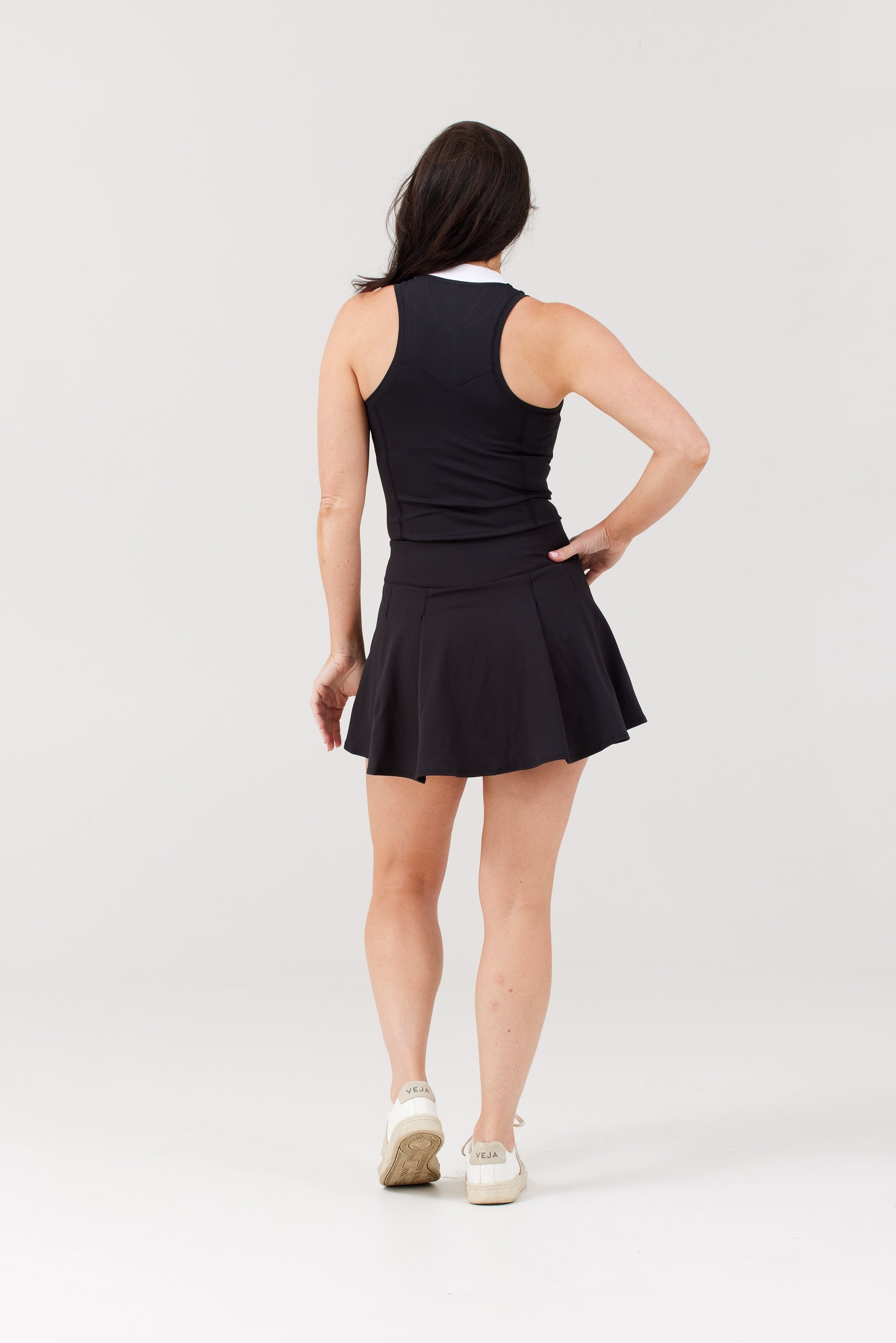 Racerback Polo - Black