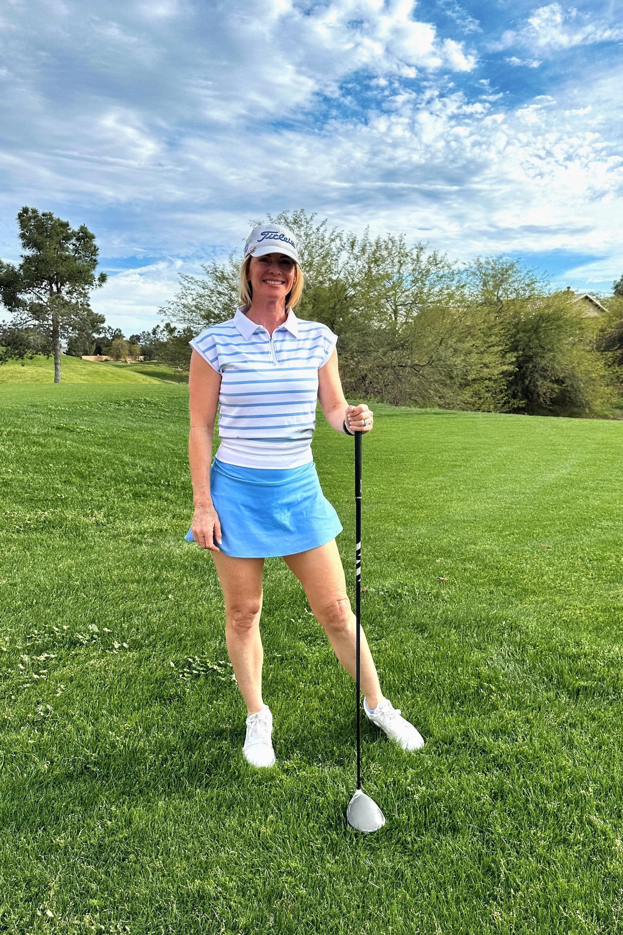 Lily Polo - Aura Blue Stripes
