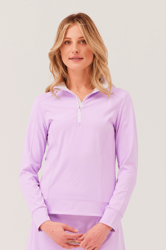 Sunrise Quarter-Zip - Lilac SAMPLE