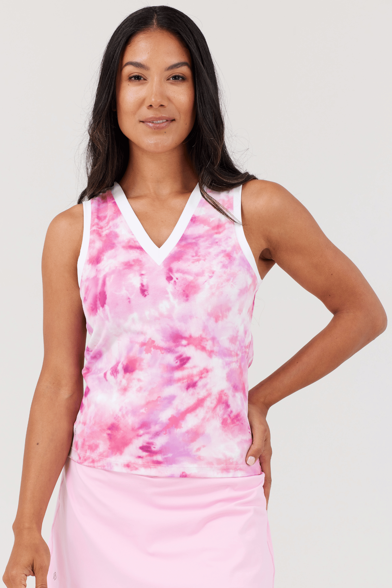 V-Top - Pink Tie Dye SAMPLE