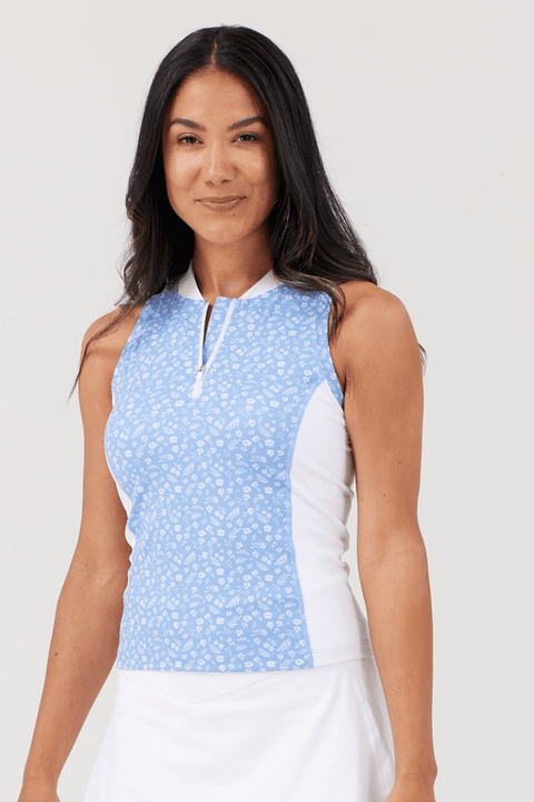 Racerback Polo - Floral Breeze SAMPLE