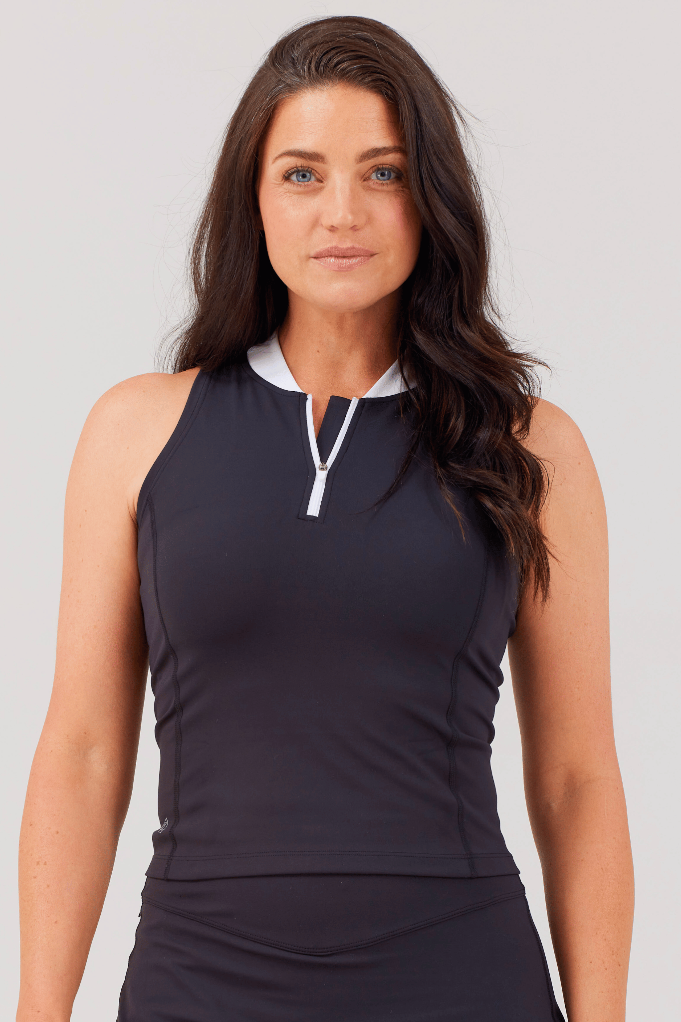 Racerback Polo - Black SAMPLE