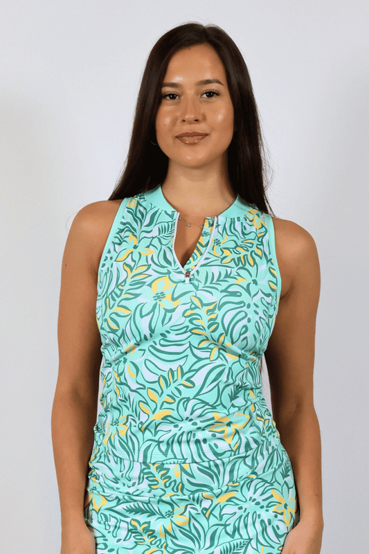 Racerback Polo - Tropical Green SAMPLE