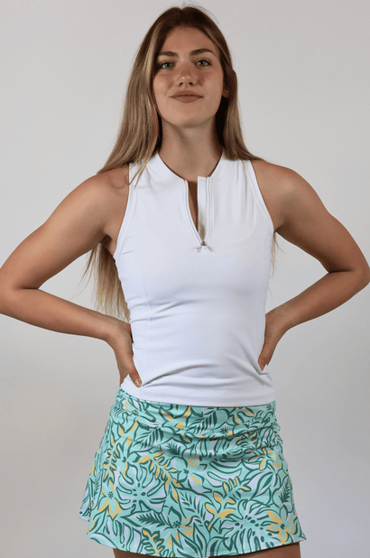 Racerback Polo - White
