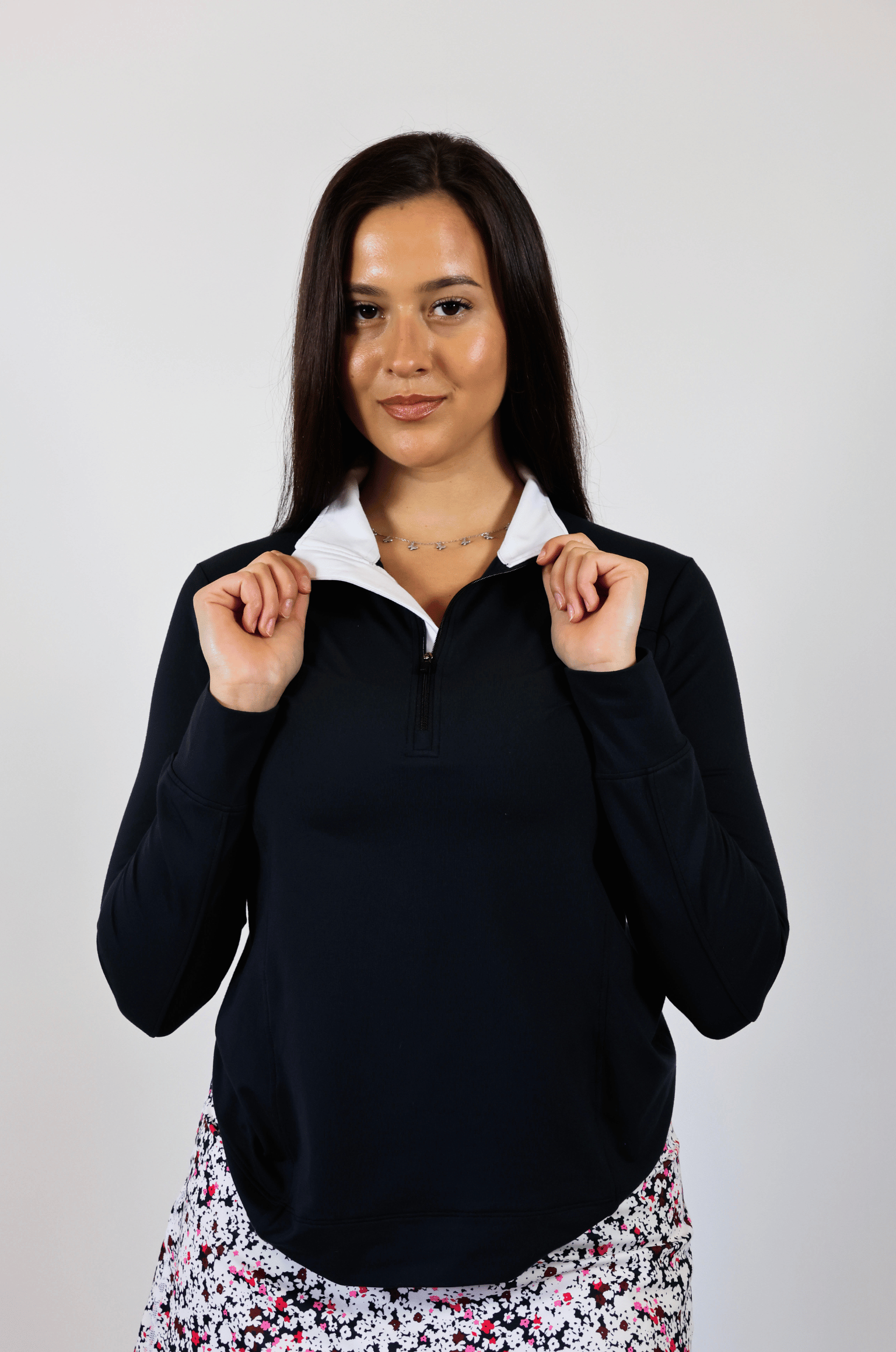 Sunrise Quarter-Zip - Black