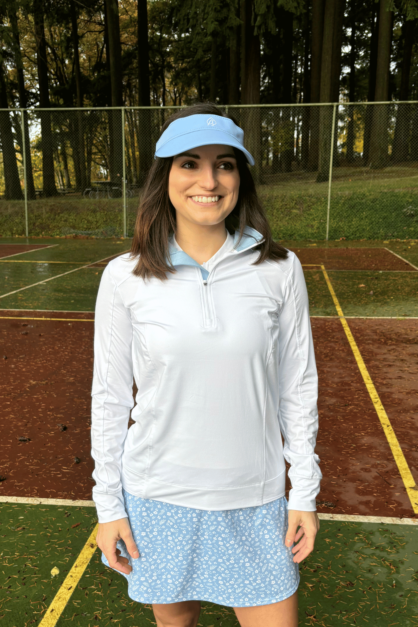 The Janie Visor - Blue